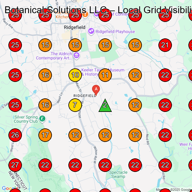 Botanical Solutions LLC GeoGrid visibility map for Painter in None